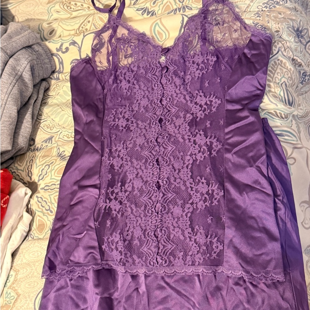 Purple Night Lace Skirt & Top - Picture 2 of 2